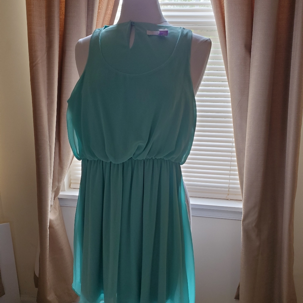 Minty green dress